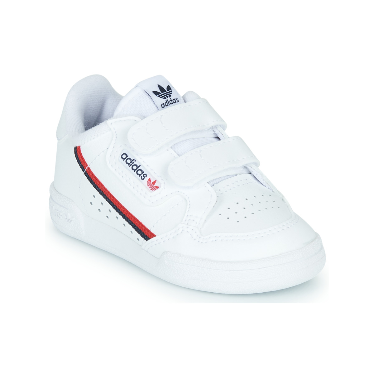 鞋子 儿童 球鞋基本款 Adidas Originals 阿迪达斯三叶草 CONTINENTAL 80 CF I 白色