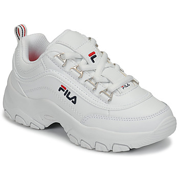鞋子 女孩 球鞋基本款 Fila STRADA LOW KIDS 白色