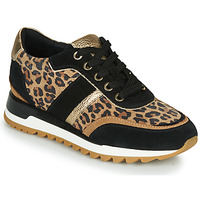 鞋子 女士 球鞋基本款 Geox 健乐士 TABELYA Leopard / 黑色
