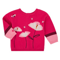 衣服 女孩 羊毛开衫 Catimini CR18033-35 玫瑰色