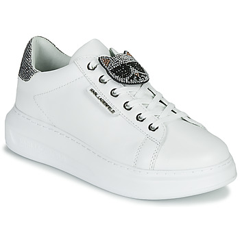 鞋子 女士 球鞋基本款 KARL LAGERFELD KAPRI IKONIC TWIN LO LACE 白色 / Lthr / 银灰色