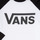 衣服 儿童 长袖T恤 Vans 范斯 VANS CLASSIC RAGLAN 黑色 / 白色