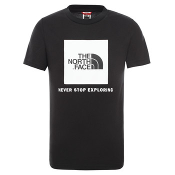 衣服 儿童 短袖体恤 The North Face 北面 BOX TEE SUMMIT 黑色