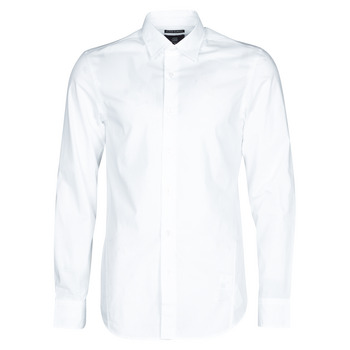 衣服 男士 长袖衬衫 G-Star Raw DRESSED SUPER SLIM SHIRT LS 白色