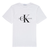 衣服 儿童 短袖体恤 Calvin Klein Jeans MONOGRAM 白色