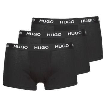 内衣 男士 拳击 HUGO - Hugo Boss TRUNK TRIPLET PACK 黑色