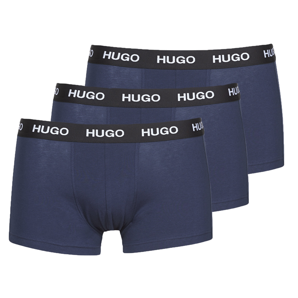 内衣 男士 拳击 HUGO - Hugo Boss TRUNK TRIPLET PACK 海蓝色