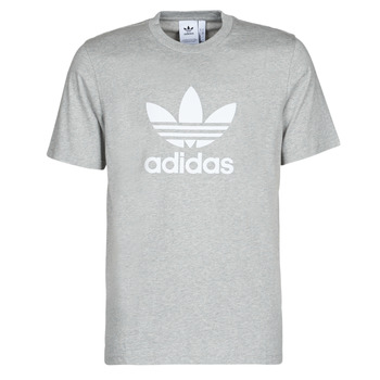 衣服 男士 短袖体恤 Adidas Originals 阿迪达斯三叶草 TREFOIL T-SHIRT 灰色 / Moyen