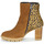 鞋子 女士 短靴 Philippe Morvan LOKS V1 VELOURS CAMEL/LEOP 棕色 / Leopard