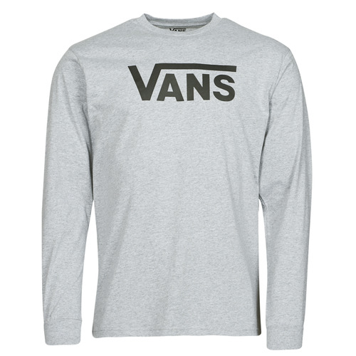 衣服 男士 长袖T恤 Vans 范斯 VANS CLASSIC LS 灰色
