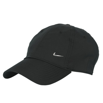 纺织配件 鸭舌帽 Nike 耐克 U NSW H86 METAL SWOOSH CAP 黑色 / 银灰色