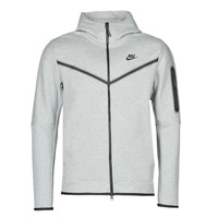 衣服 男士 运动款外套 Nike 耐克 M NSW TCH FLC HOODIE FZ WR 灰色 / 黑色