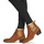 鞋子 女士 短靴 Regard NOISY V2 VELOURS SAFRAN 棕色