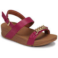 鞋子 女士 凉鞋 FitFlop LOTTIE CHAIN BACK-STRAP SANDALS 紫红色