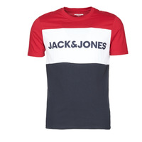 衣服 男士 短袖体恤 Jack & Jones 杰克琼斯 JJELOGO BLOCKING 红色