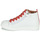 鞋子 女孩 高帮鞋 Little Mary SASHA (VE014) 白色 / 红色