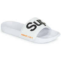 鞋子 男士 拖鞋 Superdry 极度干燥 CLASSIC SUPERDRY POOL SLIDE 白色