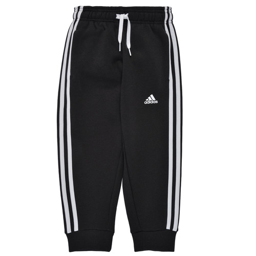 衣服 男孩 厚裤子 Adidas Sportswear B 3S FL C PT 黑色