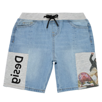 衣服 男孩 短裤&百慕大短裤 Desigual 21SBDD02-5053 蓝色
