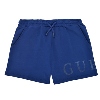 衣服 女孩 短裤&百慕大短裤 Guess J1GD00-KAN00-PSBL 海蓝色