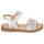 鞋子 女孩 凉鞋 Acebo's 5500SU-BLANCO 白色 / 银灰色