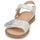 鞋子 女孩 凉鞋 Acebo's 5500SU-BLANCO 白色 / 银灰色