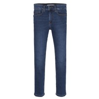 衣服 男孩 牛仔铅笔裤 Calvin Klein Jeans ESSENTIAL ROYAL BLUE STRETCH 蓝色