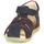鞋子 儿童 凉鞋 Kickers BIGBAZAR-2 米色 / 黄色 / 海蓝色