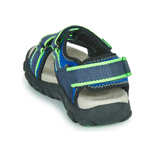 Geox 健乐士 JR SANDAL STRADA 蓝色 / 绿色