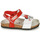 鞋子 女孩 凉鞋 Geox 健乐士 SANDAL CHALKI GIRL 红色 / 白色