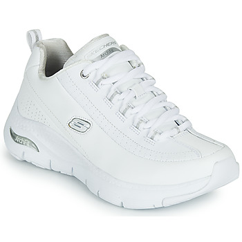 鞋子 女士 球鞋基本款 Skechers 斯凯奇 ARCH FIT 白色