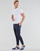衣服 男士 短袖体恤 Polo Ralph Lauren T-SHIRT AJUSTE COL ROND EN COTON LOGO PONY PLAYER 白色