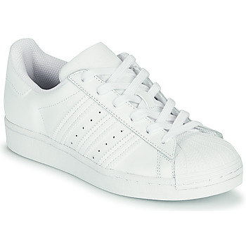 鞋子 儿童 球鞋基本款 Adidas Originals 阿迪达斯三叶草 SUPERSTAR J 白色