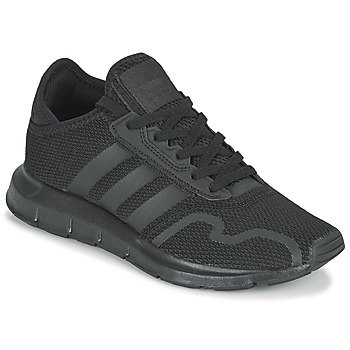 鞋子 儿童 球鞋基本款 Adidas Originals 阿迪达斯三叶草 SWIFT RUN X J 黑色