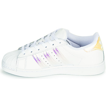 Adidas Originals 阿迪达斯三叶草 SUPERSTAR C 白色 /  iridescent 
