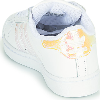 Adidas Originals 阿迪达斯三叶草 SUPERSTAR C 白色 /  iridescent 