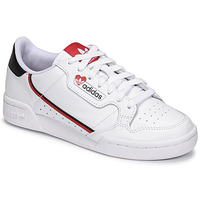 鞋子 女士 球鞋基本款 Adidas Originals 阿迪达斯三叶草 CONTINENTAL 80 白色 / 红色