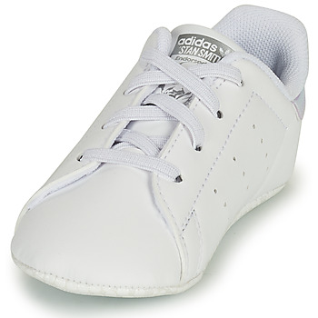Adidas Originals 阿迪达斯三叶草 STAN SMITH CRIB SUSTAINABLE 白色 / 银色