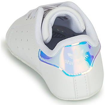Adidas Originals 阿迪达斯三叶草 STAN SMITH CRIB SUSTAINABLE 白色 / 银色