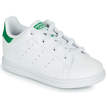 鞋子 儿童 球鞋基本款 Adidas Originals 阿迪达斯三叶草 STAN SMITH EL I SUSTAINABLE 白色 / 绿色