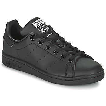 鞋子 儿童 球鞋基本款 Adidas Originals 阿迪达斯三叶草 STAN SMITH J SUSTAINABLE 黑色