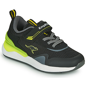 鞋子 男孩 球鞋基本款 Kangaroos KD-GYM EV 黑色 / 黄色