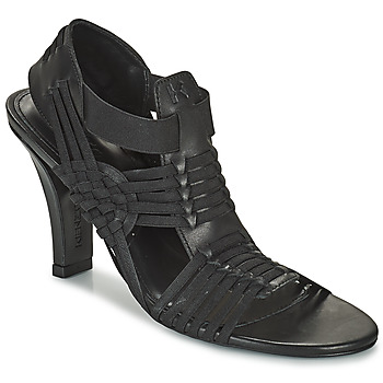 鞋子 女士 凉鞋 Kenzo GREEK HEELED SANDALS 黑色