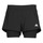 衣服 女士 短裤&百慕大短裤 adidas Performance 阿迪达斯运动训练 PACER 3S 2 IN 1 黑色