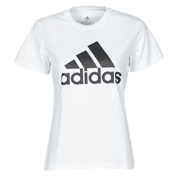衣服 女士 短袖体恤 adidas Performance 阿迪达斯运动训练 W BL T 白色