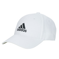 纺织配件 鸭舌帽 adidas Performance 阿迪达斯运动训练 BBALL CAP COT 白色