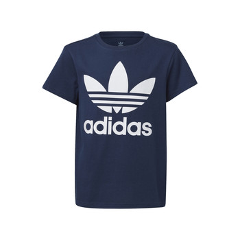 衣服 儿童 短袖体恤 Adidas Originals 阿迪达斯三叶草 GD2679 蓝色