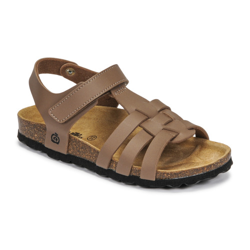 鞋子 男孩 凉鞋 Citrouille et Compagnie JANISOL 棕色 / 灰褐色