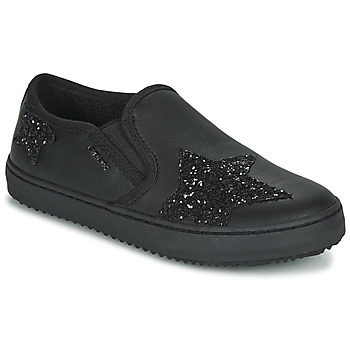 鞋子 女孩 球鞋基本款 Geox 健乐士 J KALISPERA FILLE 黑色