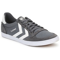 鞋子 男士 球鞋基本款 Hummel TEN STAR LOW CANVAS 灰色 / 白色